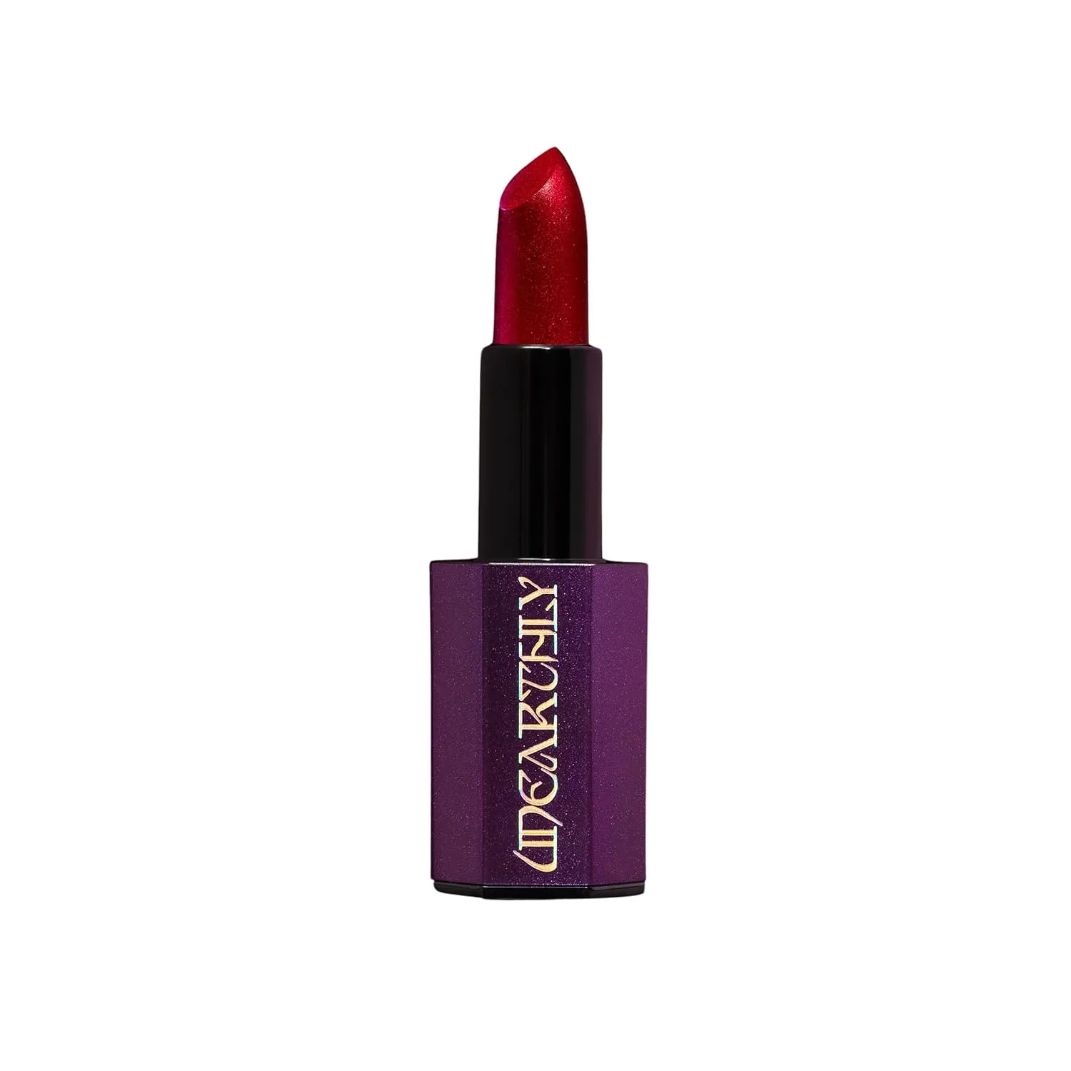 Menacing Metals metallic lipstick (Bloodstone (red), Bullet)