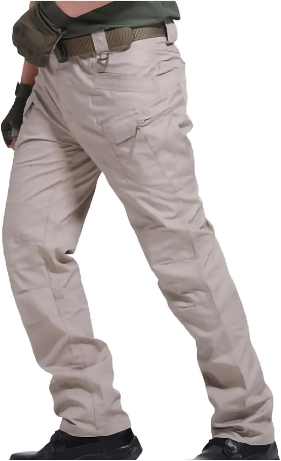 Men's Cargo Pants Relaxed Fit Water-Proof Outdoor Hiking Tactical Pants Stretchy Straight Fit Combat Pants Workwear