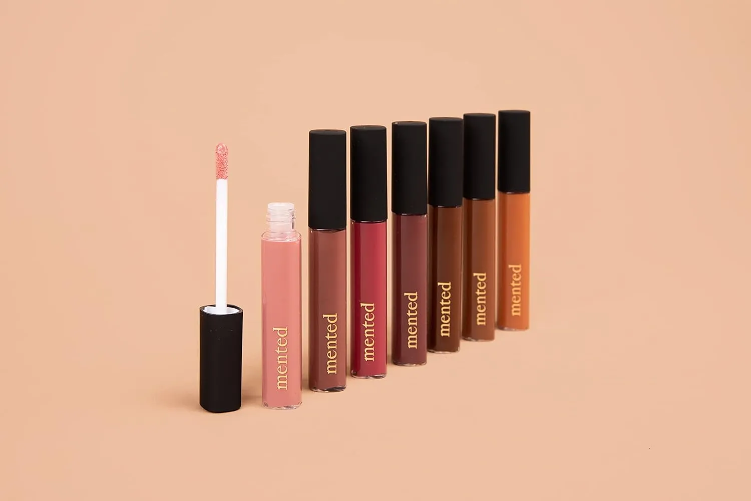 Mented Cosmetics Lip Gloss for Women Tinted Lip Balm Stain, Long Lasting Buildable Moisturizing Lipgloss Lipstick Topper, Made in USA, Cruelty Free Vegan Makeup, Berry Me