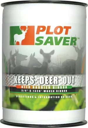Messina Wildlife RBW-132 3/4-Inch by 1320-Foot Deer Repellent White Ribbon
