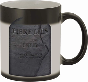 Middle of the Road Fred #124 - A Nice Funny Humor Ceramic 11oz Magic Color Changing Coffee Mug Cup