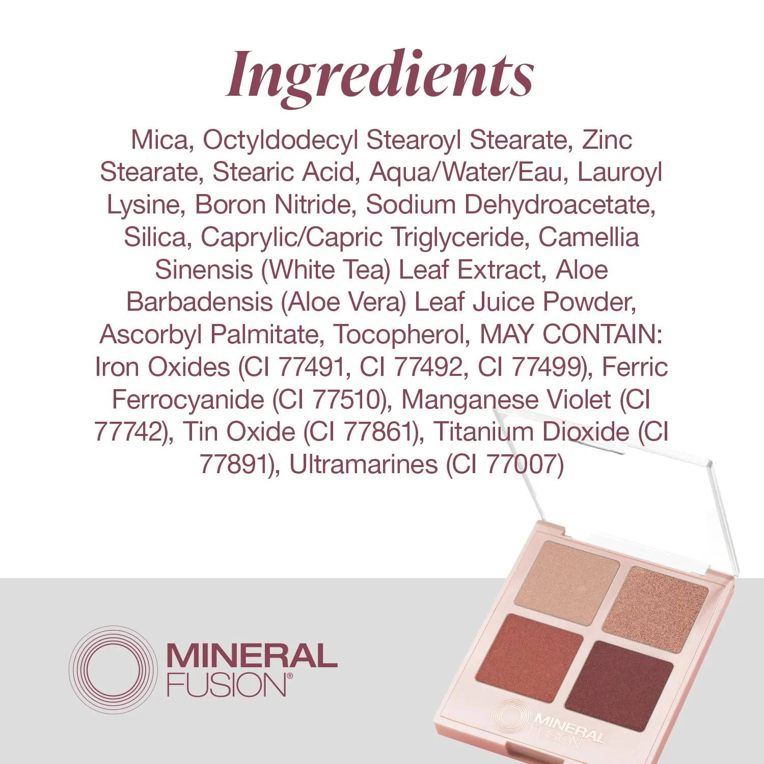 Mineral Fusion Glamping Eyeshadow, 0.25 oz