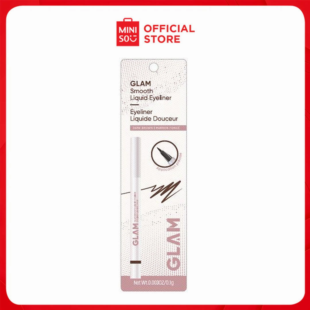 MINISO GLAM Liquid Eyeliner (02 Dark Brown)
