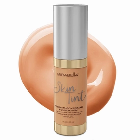 Mirabella Skin Tint Crème Full Coverage Liquid Mineral Foundation - IV W, 30ml/1.0 fl.oz.