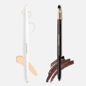 Mirenesse Cosmetics Smokey Cat Eyes Liner   Concealer Duo- Kitty Brown