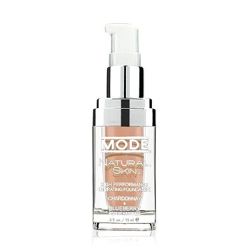 MODE Natural Skin High Performance Hydrating Foundation, Medium to Tan NS5, Nourishing Coconut Glycerin, Chardonnay Grape & Wild Blueberry Skincare