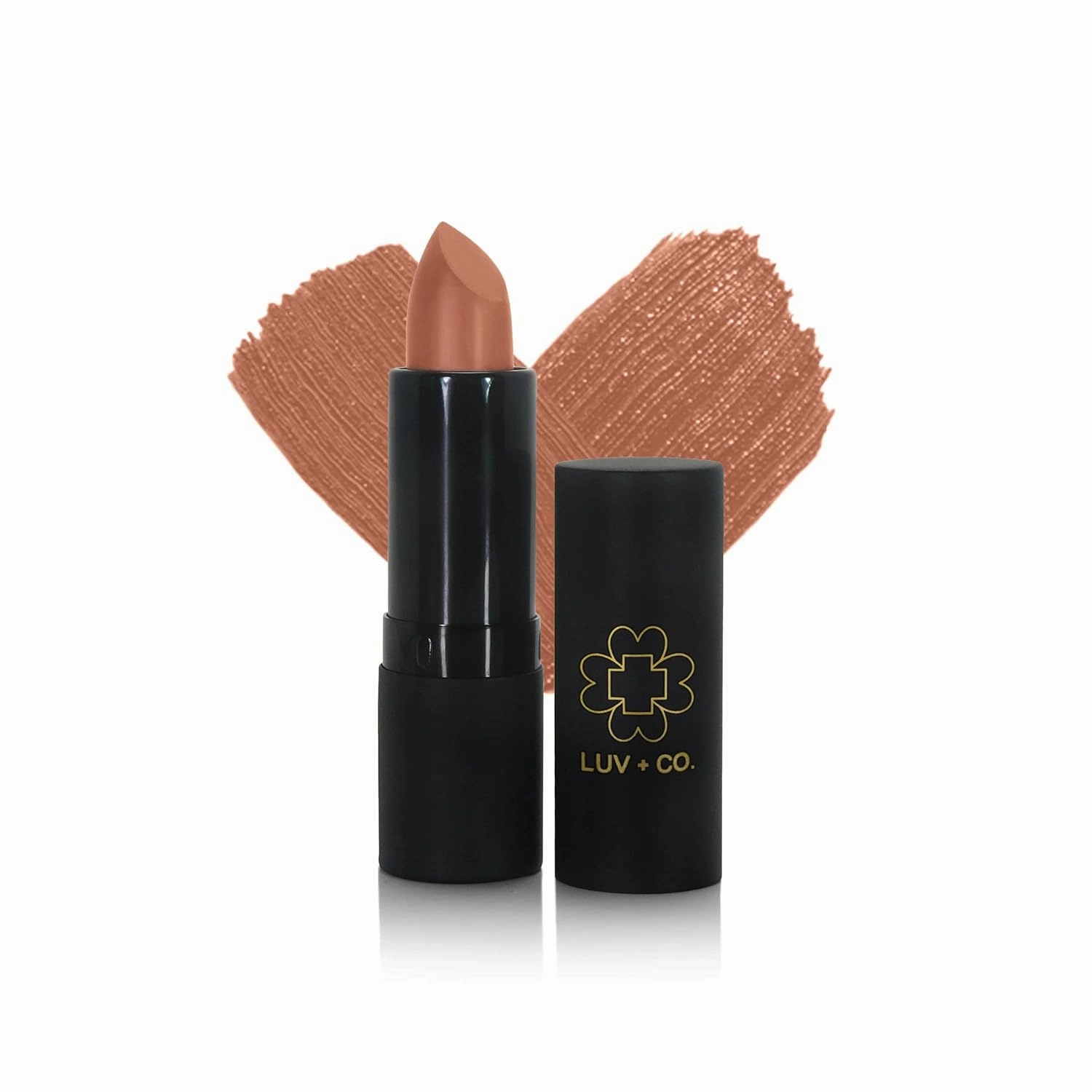Moisturizing lipstick for women 4.5g Highly Pigmented made with botanical ingredients Organic Lipstick Gluten Free Dye Free and Paraben Free | Light Neutral Tan Nude-Infatuated