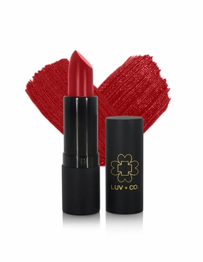 Moisturizing lipstick for women 4.5g Highly Pigmented made with botanical ingredients Organic Lipstick Gluten Free Dye Free and Paraben Free | Orangey Red-Spice It Up