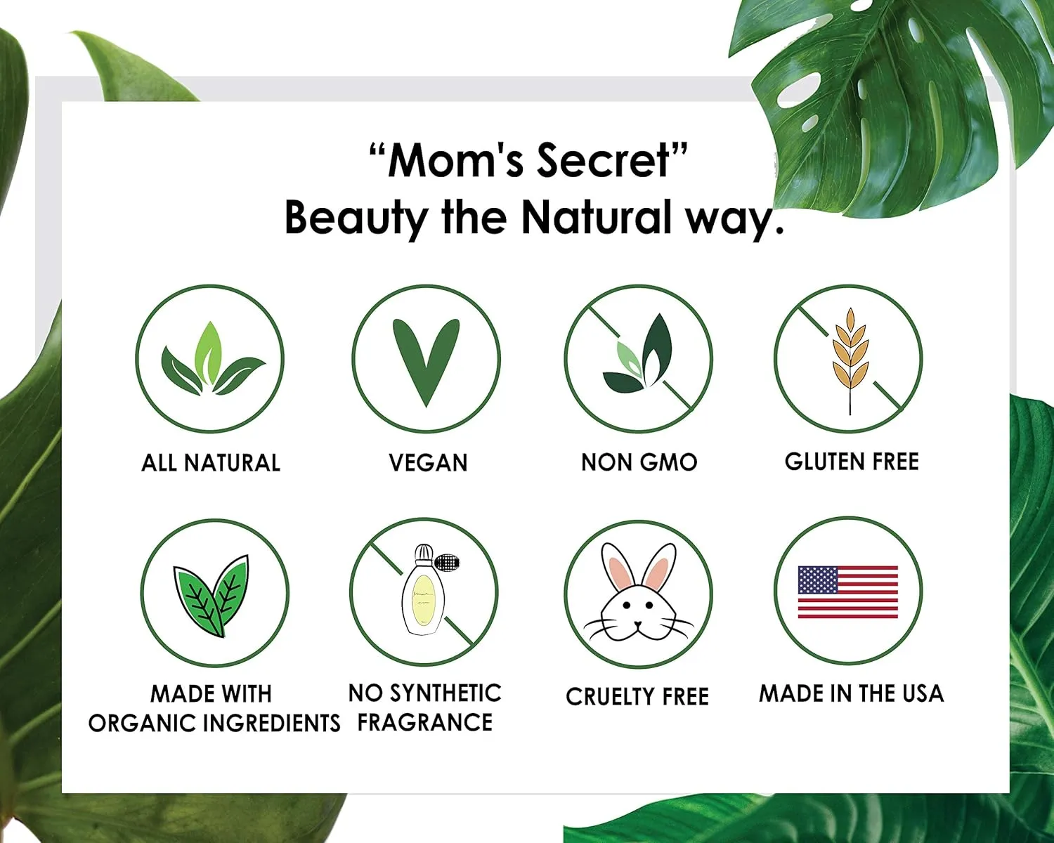 Mom's Secret 100% Natural Foundation, Organic, Vegan, Aloe Based, Natural Sun Protection, Gluten Free, Cruelty Free, Made in the USA, 1FL Oz. (Chiffon - The Fairest Neutral)