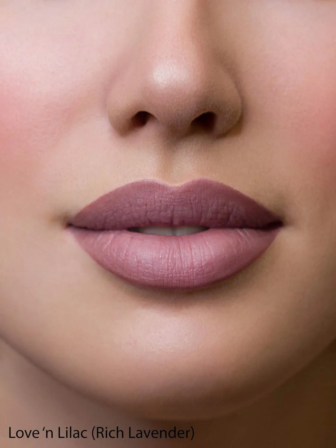 Mom's Secret 100% Natural Matte Lipstick, Organic, Long Lasting, Vegan, Gluten Free, Cruelty Free, Made in the USA, 0.12 oz. (Love'n Lilac)