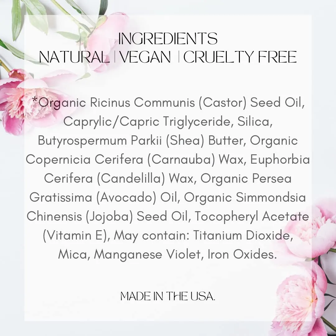 Mom's Secret Natural Lipstick, Made with Organic Ingredients, Rich in Vitamin E, Vegan, Paraben Free, Gluten Free, Cruelty Free, Made in the USA. 0.16 oz. (Berry Blend)