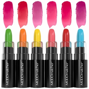 MOODmatcher original Color Changing Lipstick – 12 Hours Long-Lasting, Moisturizing, Smudge-Proof, Easy to Apply Creamy Lipstick, Glamorous Personalized Color, Premium Quality – Made in USA
