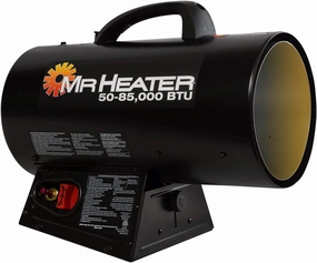 Mr. Heater F271380 MH85QFAV Forced Air Propane Heater, Black