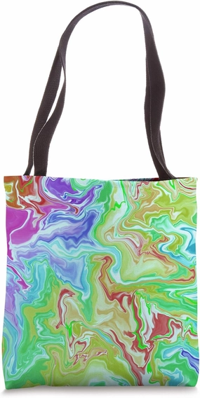 Muddy Waterfall Natural Abstract Liquid Art For Nature Lover Tote Bag