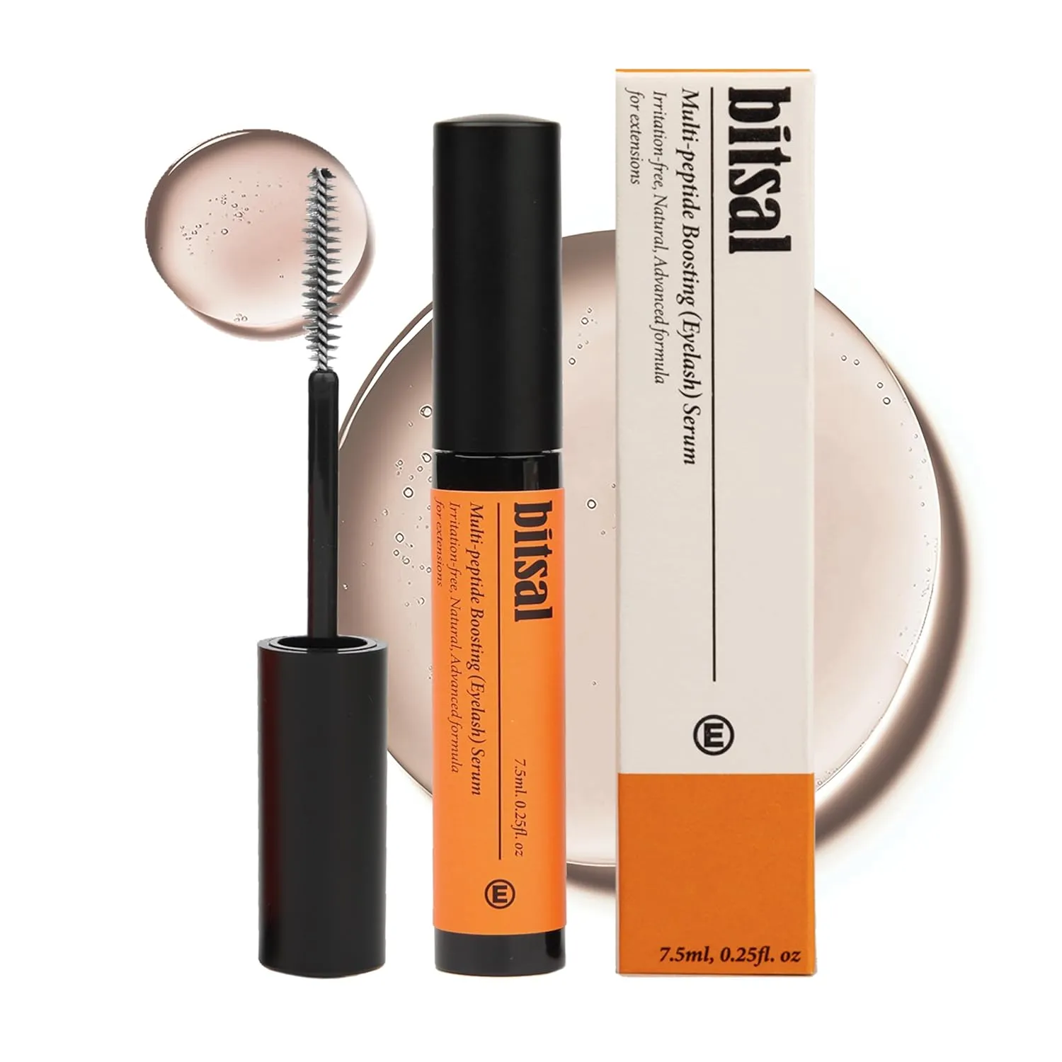 Multi-peptide Growth Boosting Eyelash Serum, Irritation-free, Natural and Advanced formula for Thicker and Longer Lashes