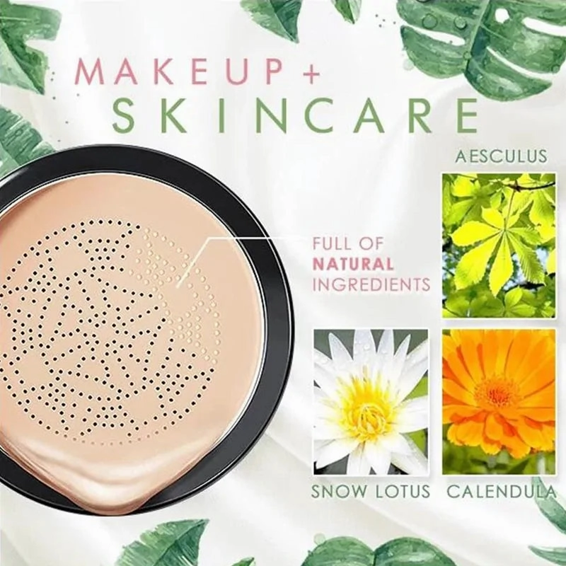 Mushroom Head Air Cushion BB Cream Foundation - Hydrating, Light Coverage, Radiant Skin