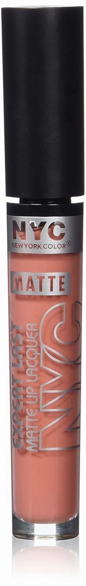 N.Y.C. New York Color Expert Last Matte Lip Lacquer, Noho Matte Nude, 0.12 Ounce