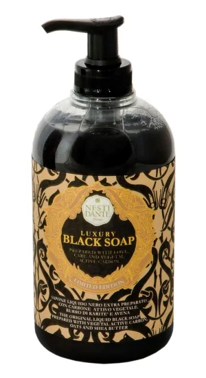 Nesti Dante 251242 16.9 oz Luxury Liquid Black Soap with Vegetal Active Carbon