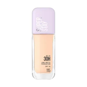 New York Super Stay Lumi-Matte Liquid Foundation - 115, Up To 30H Long Wear, Water & Transfer Proof. SuperStay Lumi-Matte Liquid Foundation comes with Non-comedogenic & Vegan Formula | 35ml