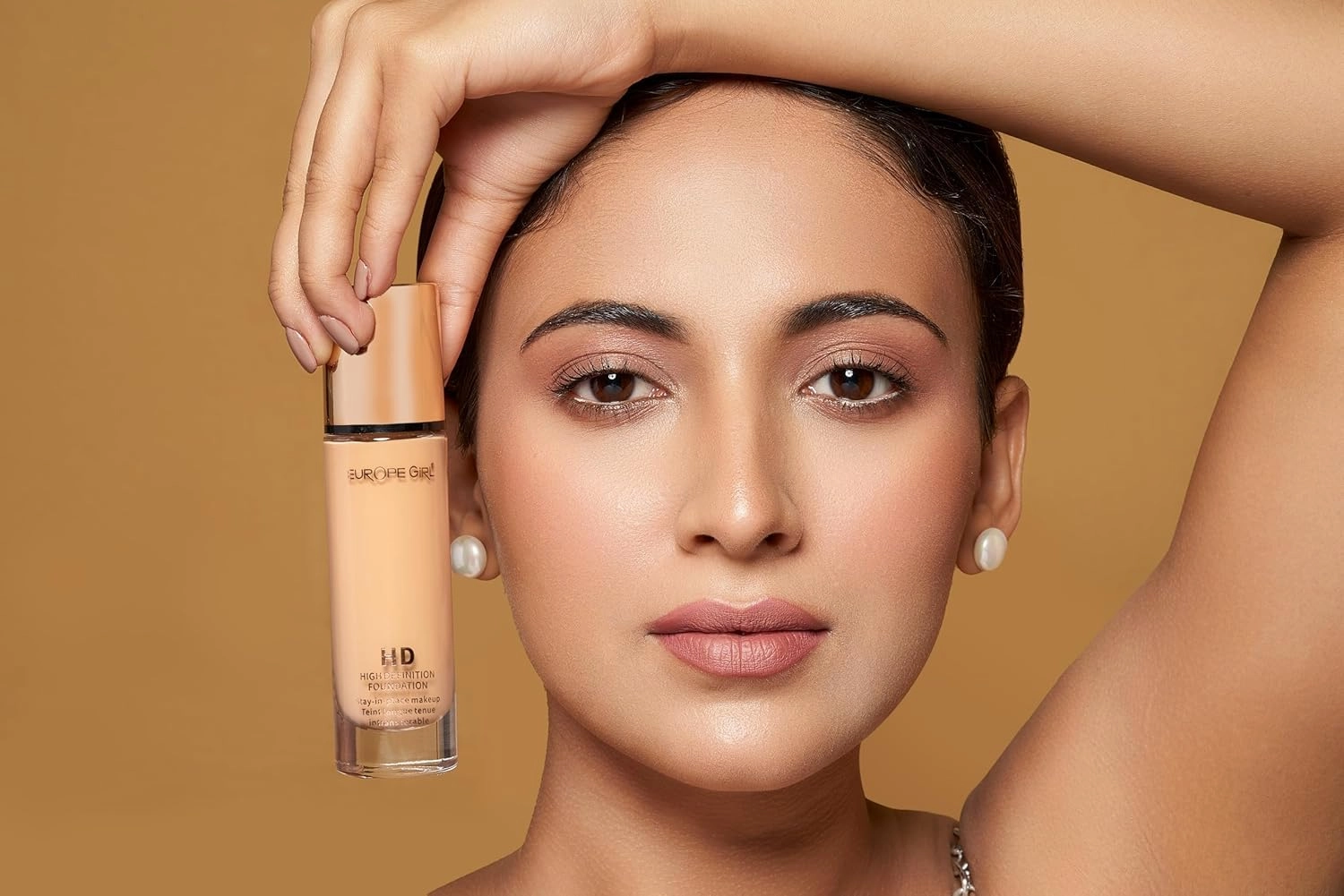 New HD Matte Finish Foundatio.n | Long Lasting Full Coverage Liquid Foundatio.n | Oil Control Foundatio.n | Blend easily for flawless look | Poreless Liquid Foundatio.n | (Natural 90)