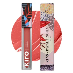 Non-Stop Airy Matte Liquid Lipstick - Coral Pink | Transferproof I Waterproof lipstick Long Lasting I Apricot & Avocado Oil | 100% Vegan | 5ml | No Parabens, No Toxins