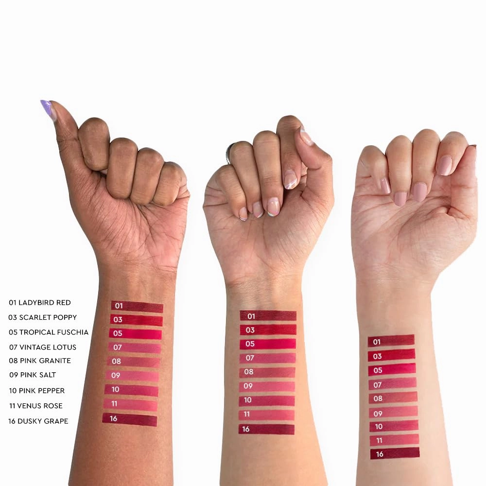 Non-Stop Airy Matte Liquid Lipstick - Nutmeg Nude | Transferproof I Waterproof lipstick Long Lasting I Apricot & Avocado Oil | 100% Vegan | 5ml | No Parabens, No Toxins