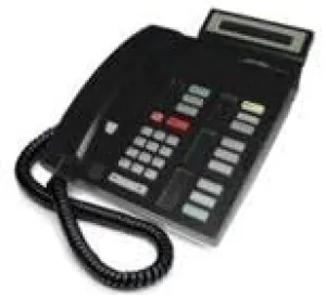 Nortel Meridian Aastra M5212 Black Phone (NT4X39) (Renewed)
