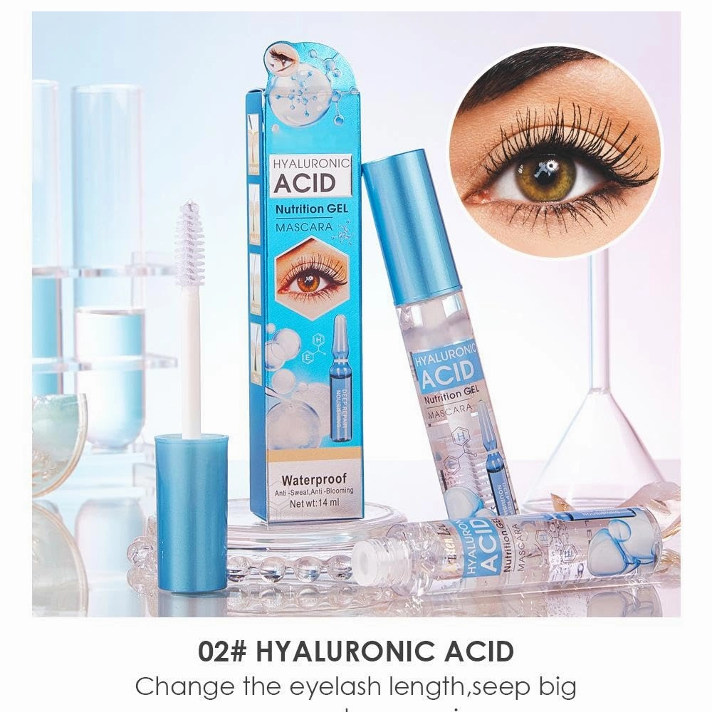 Nourishing Mascara Gel with Biopeptides, Collagen & Hyaluronic Acid, Waterproof Formula for Long Dense Lashes,moisturize and nourish (02)