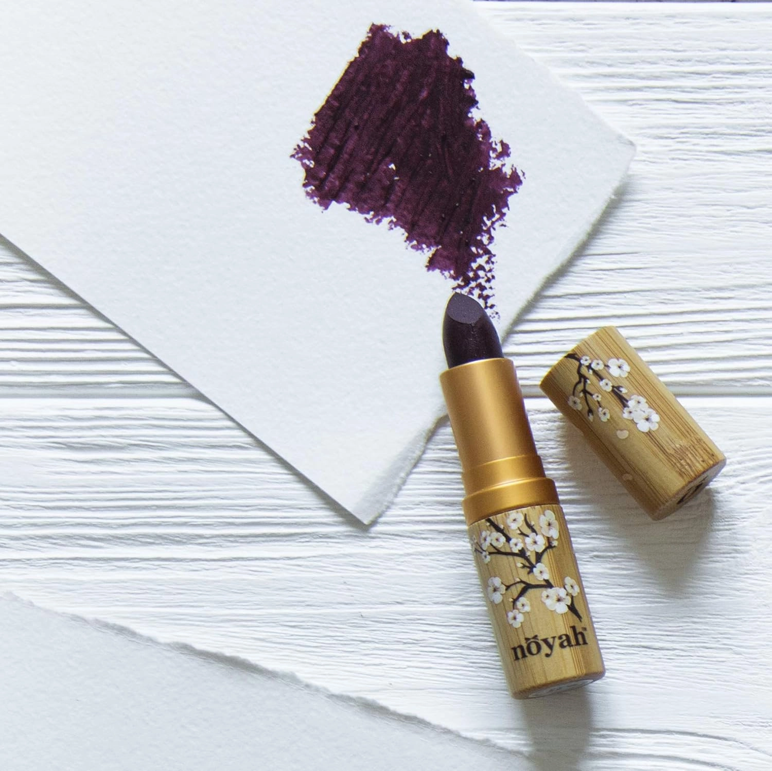 Noyah Clean Natural Lipstick, Currant News, 0.16 oz.