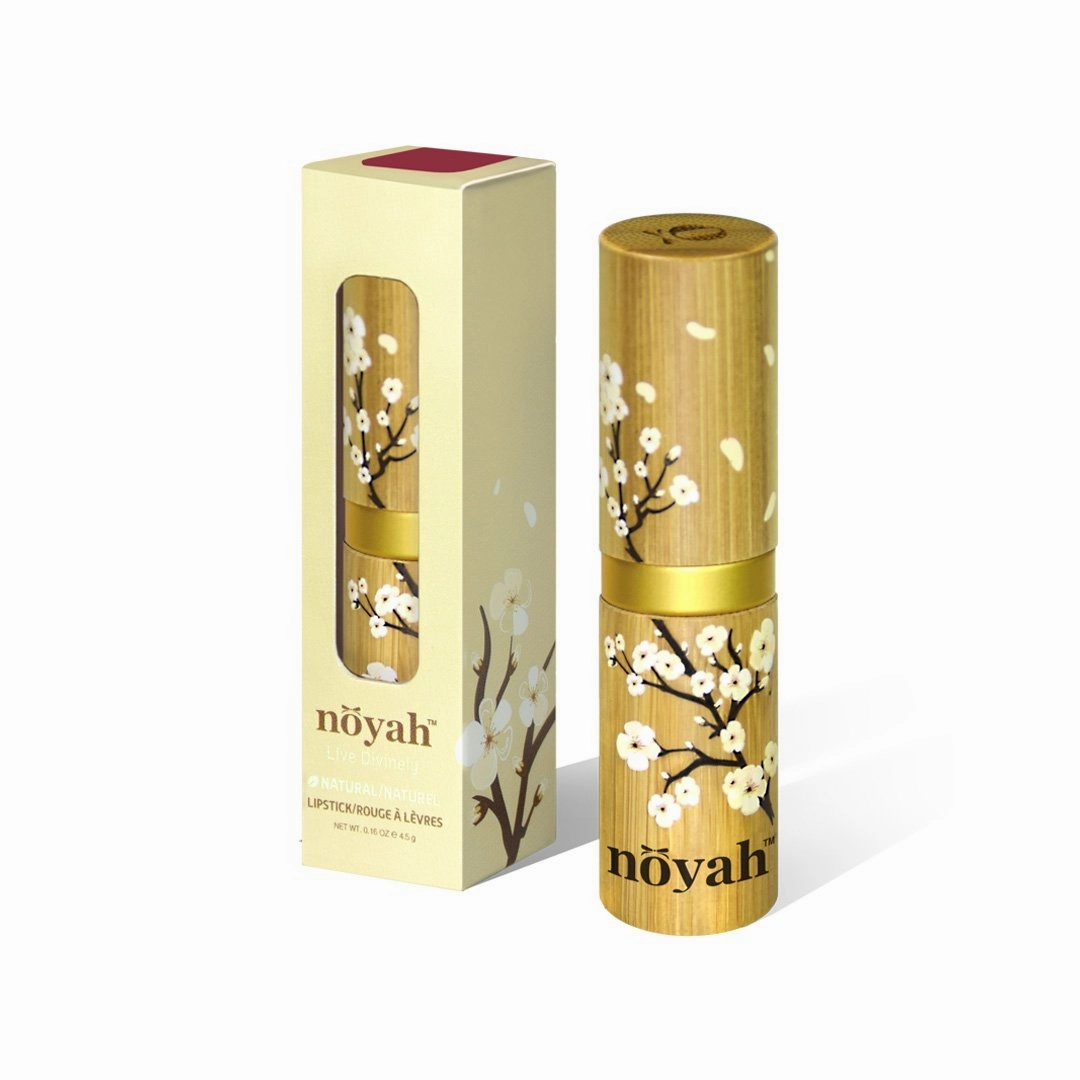 Noyah Clean Natural Lipstick, Currant News, 0.16 oz.