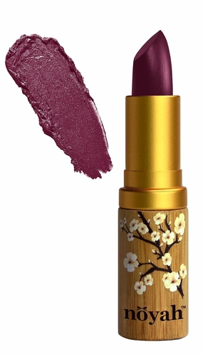 Noyah Clean Natural Lipstick, Currant News, 0.16 oz.