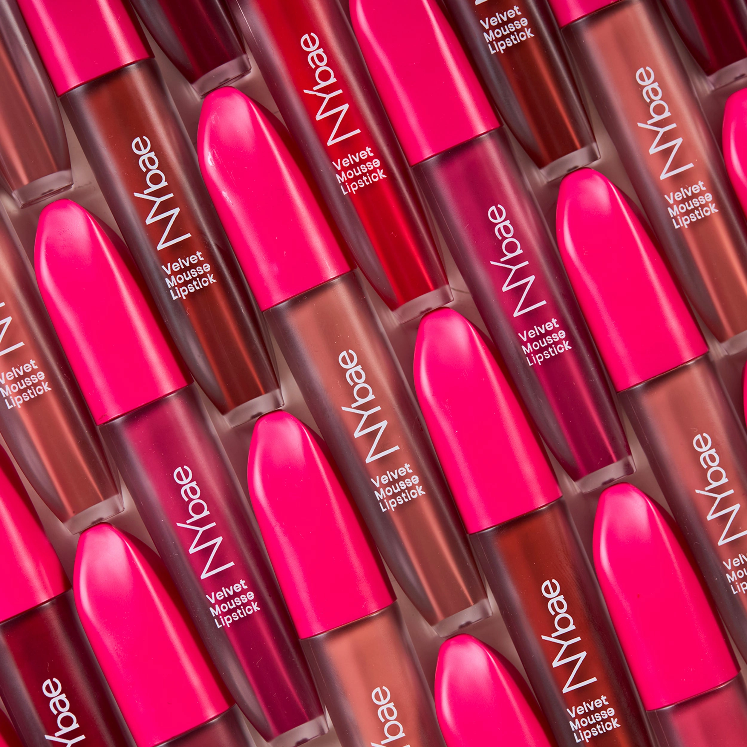 NY Bae Velvet Mousse Liquid Lipstick - Cheeky Nude 09 (6.5ml) | Velvet Matte Finish | Transferproof | Smudgeproof | Ultra Light | Smooth | Moisturising Nude Lipstick