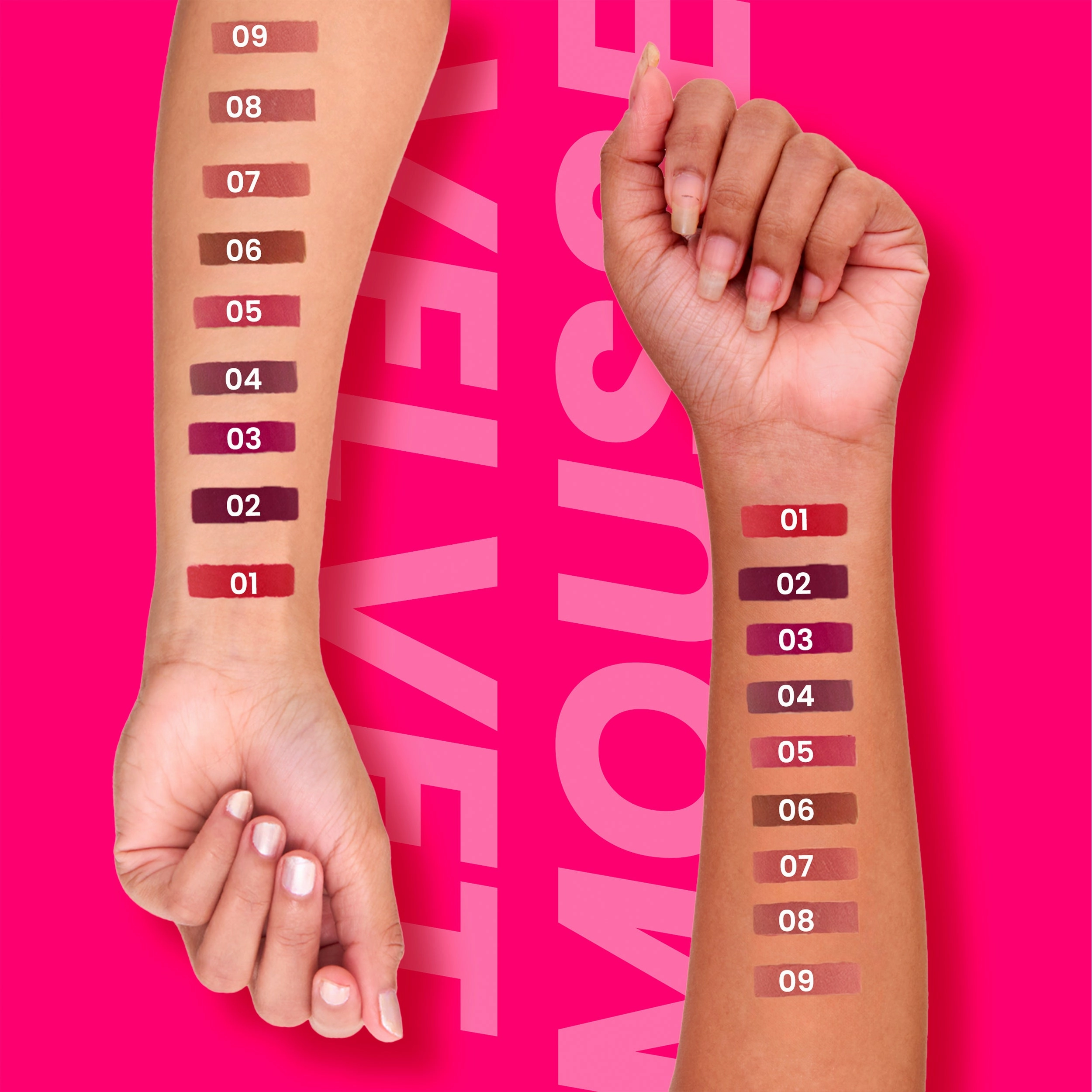 NY Bae Velvet Mousse Liquid Lipstick - Cheeky Nude 09 (6.5ml) | Velvet Matte Finish | Transferproof | Smudgeproof | Ultra Light | Smooth | Moisturising Nude Lipstick