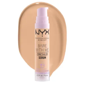 NYX PROFESSIONAL MAKEUP Bare With Me Concealer Serum, Concealer Makeup For Up To 24Hr Hydration - Beige