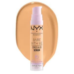 NYX PROFESSIONAL MAKEUP Bare With Me Concealer Serum, Concealer Makeup For Up To 24Hr Hydration - Golden