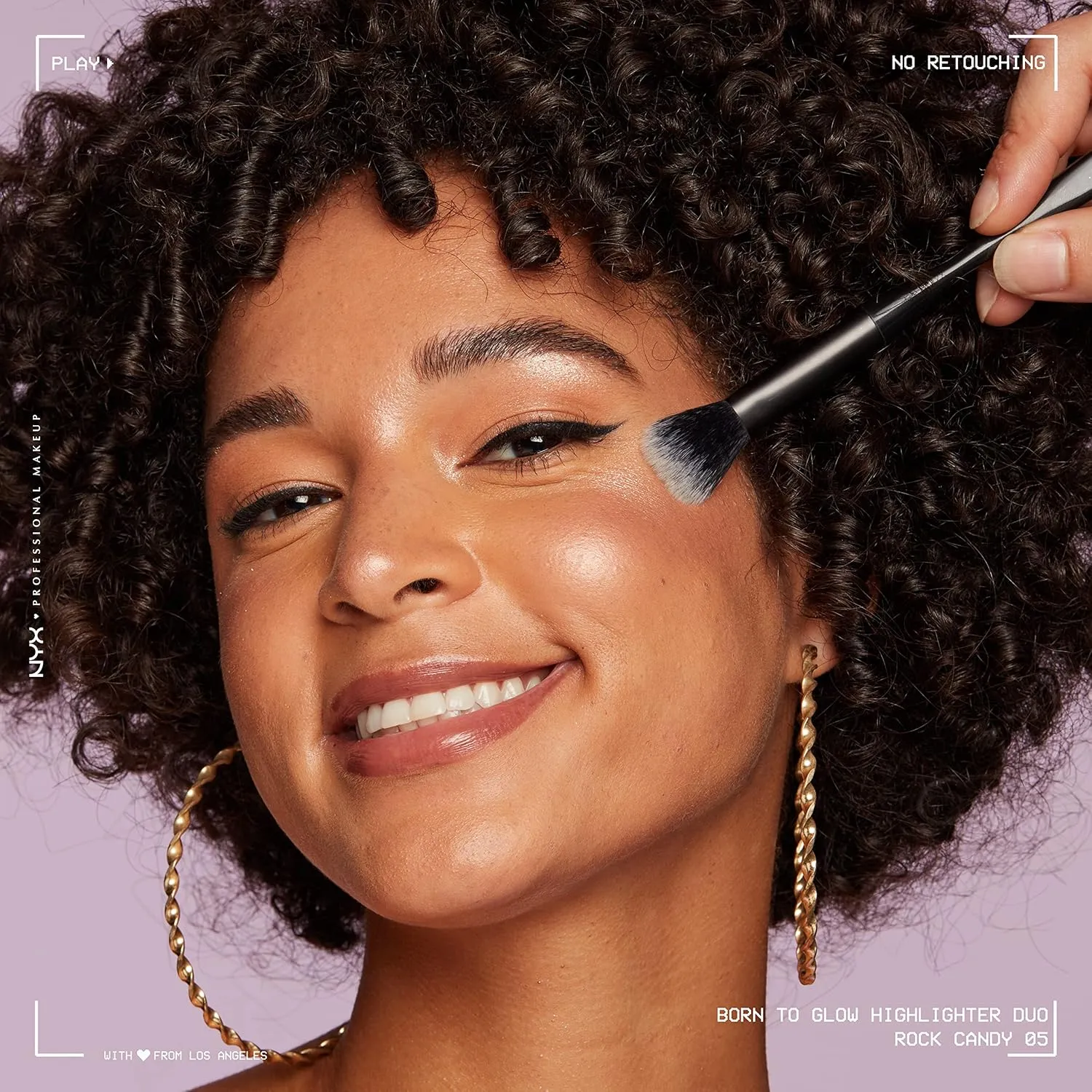 NYX PROFESSIONAL MAKEUP Born To Glow Icy Highlighter Duo - Rock Candy