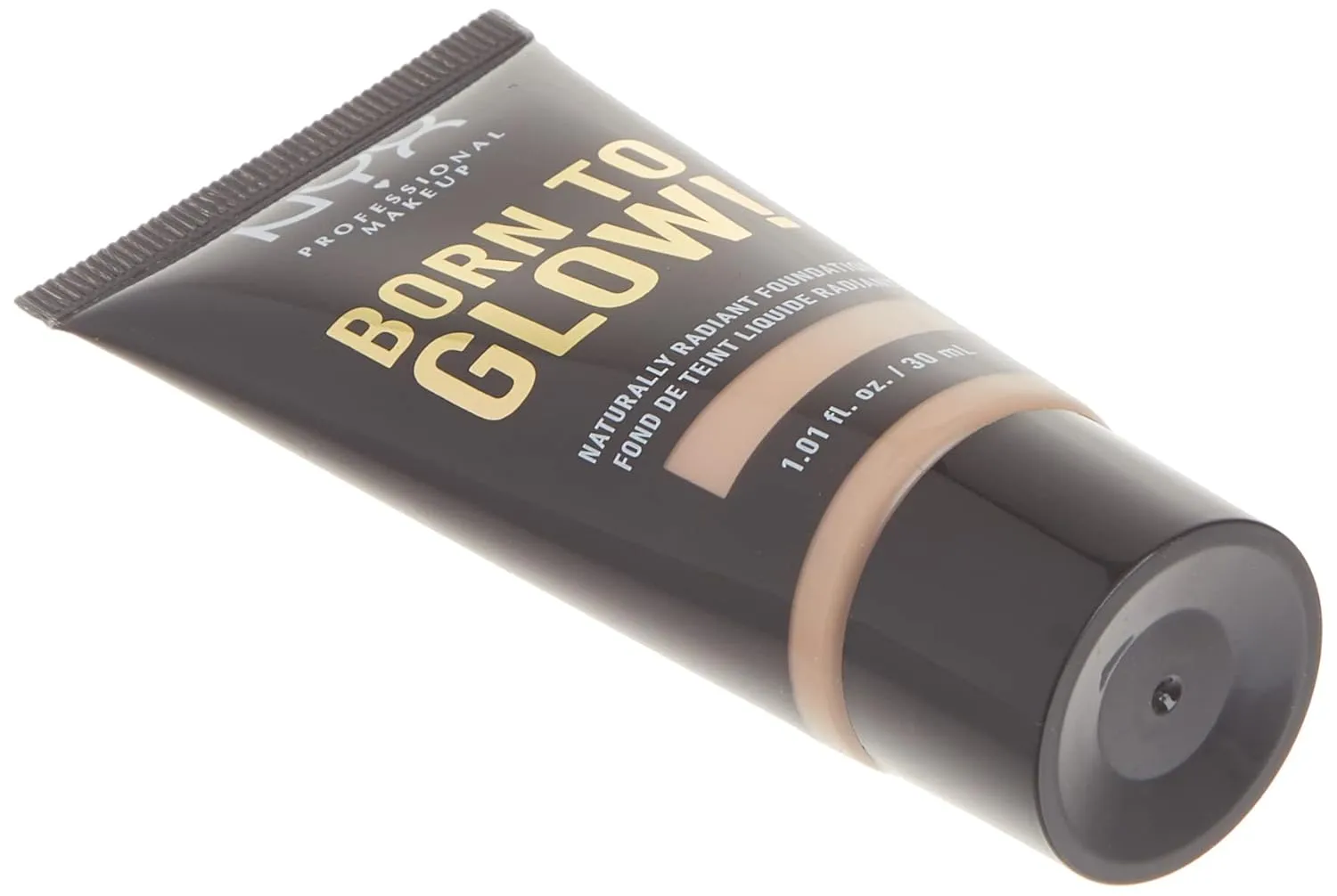 NYX PROFESSIONAL MAKEUP Born To Glow Naturally Radiant Foundation, Medium Coverage - Light