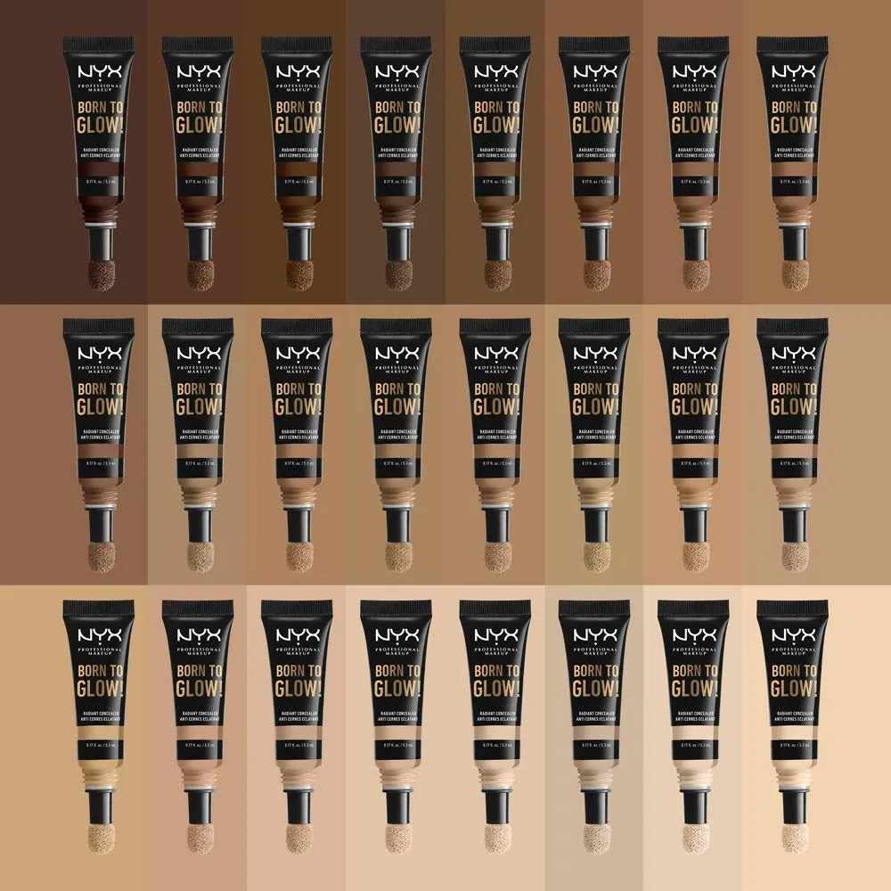 NYX PROFESSIONAL MAKEUP Born To Glow Radiant Concealer, Medium Coverage - Vanilla