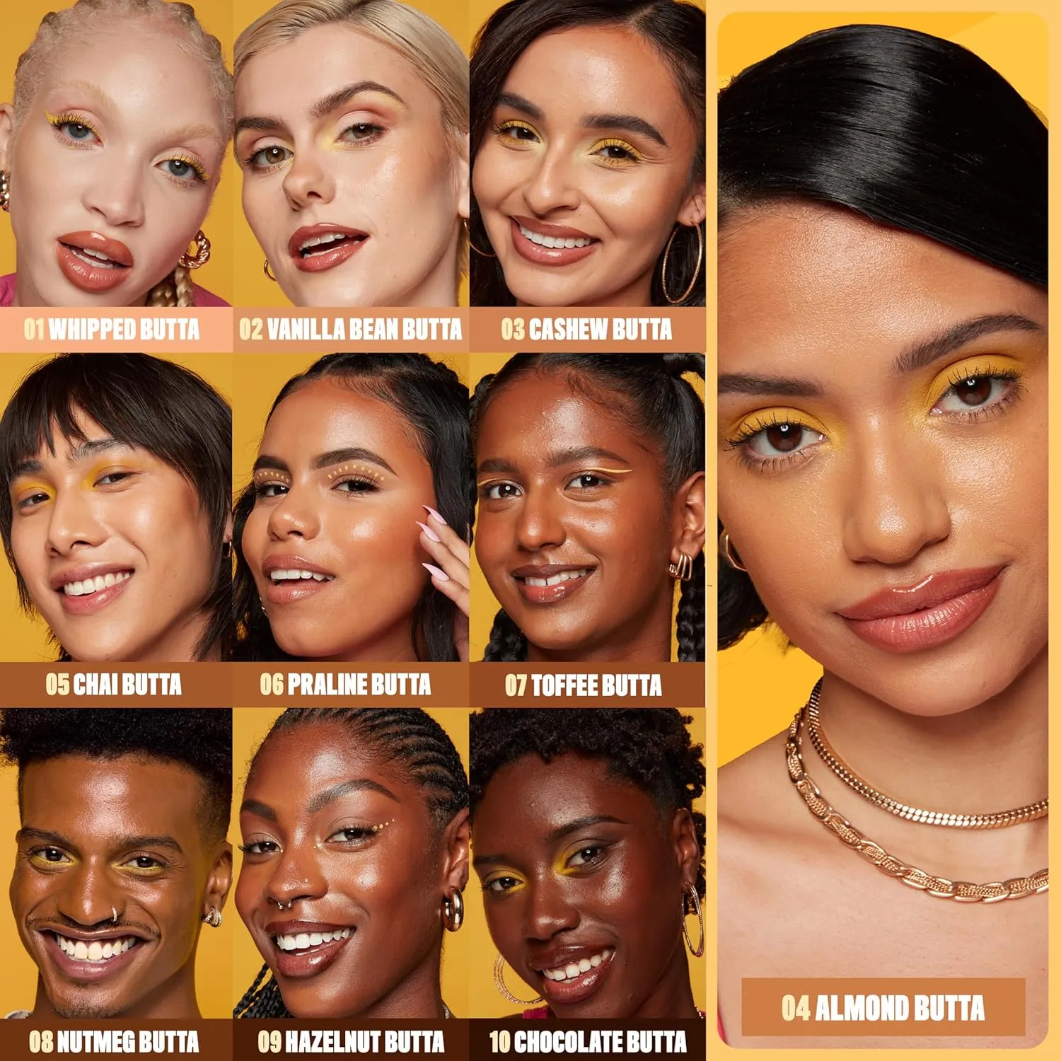 NYX PROFESSIONAL MAKEUP Buttermelt Glaze Soft Glow Skin Tint   SPF 30, Up To 12HR Wear, 04 Almond Butta