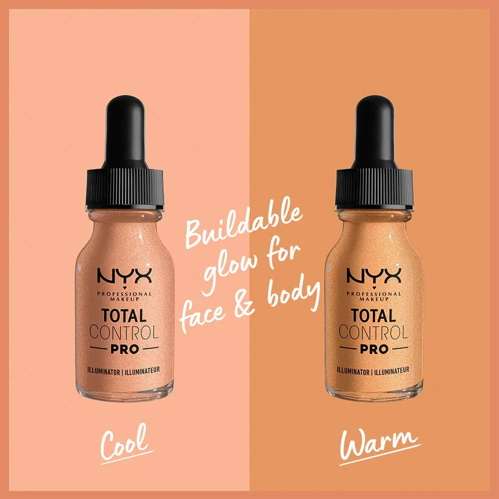 NYX PROFESSIONAL MAKEUP Total Control Pro Drop Foundation Illuminator, Cool