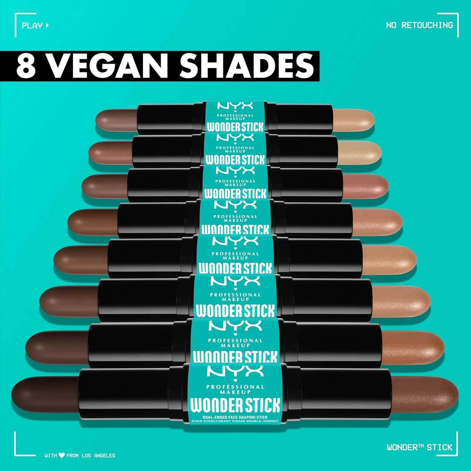 NYX PROFESSIONAL MAKEUP Wonder Stick, Face Shaping & Contouring Stick - Fair