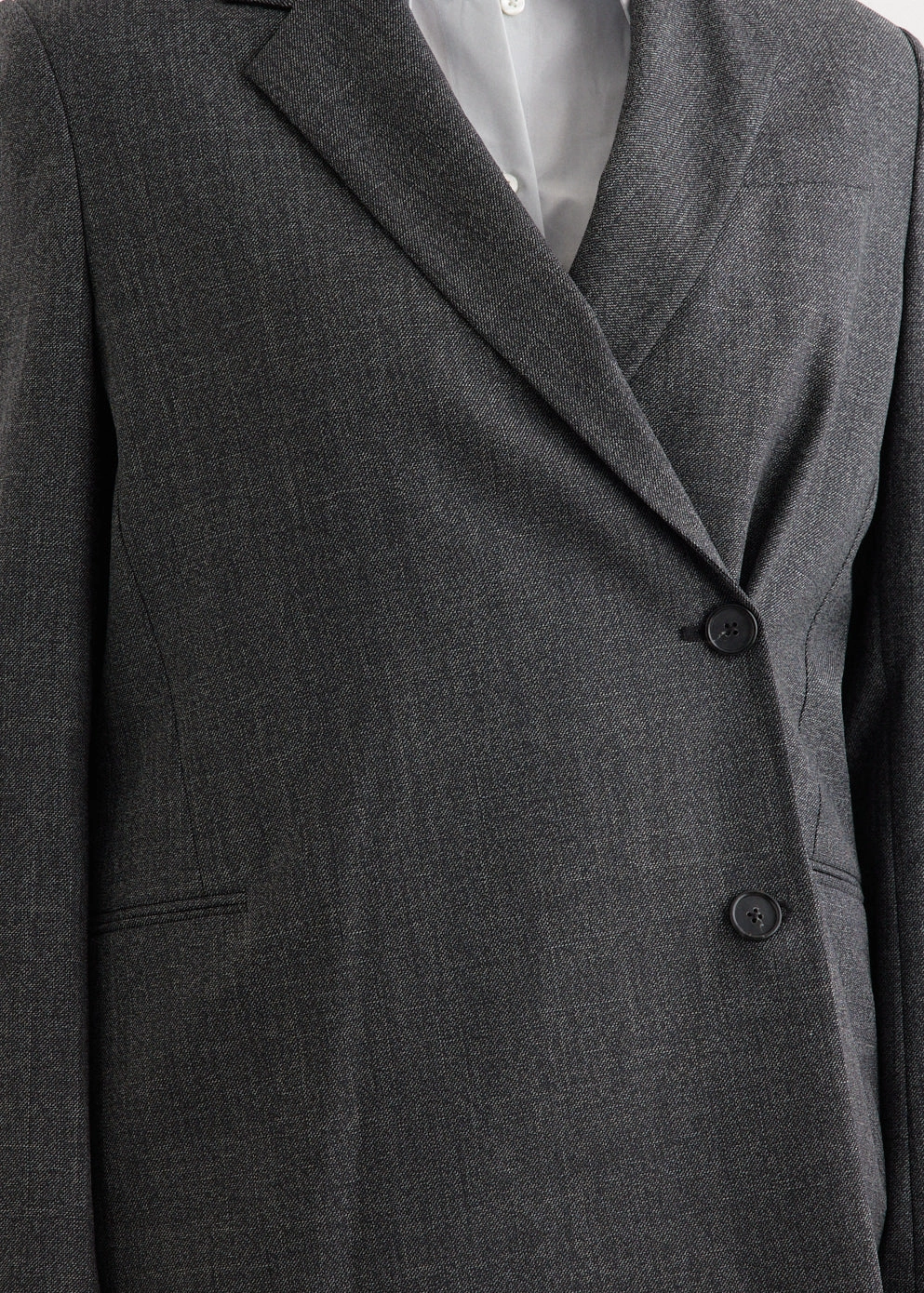 Off-Centre Wrap Blazer