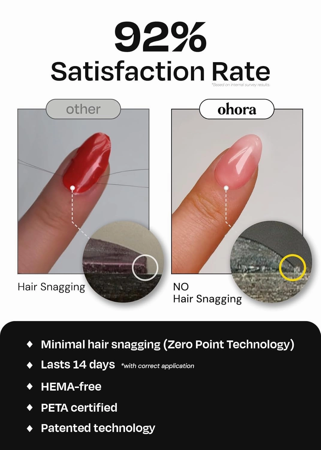 ohora Semi Cured Gel Nail Strips (N Gold Coast) - Brown, Glitter, Works with Any UV/LED Lamps, Salon-Quality, Long Lasting, Easy to Apply & Remove - Includes 2 Prep Pads, Nail File & Wooden Stick