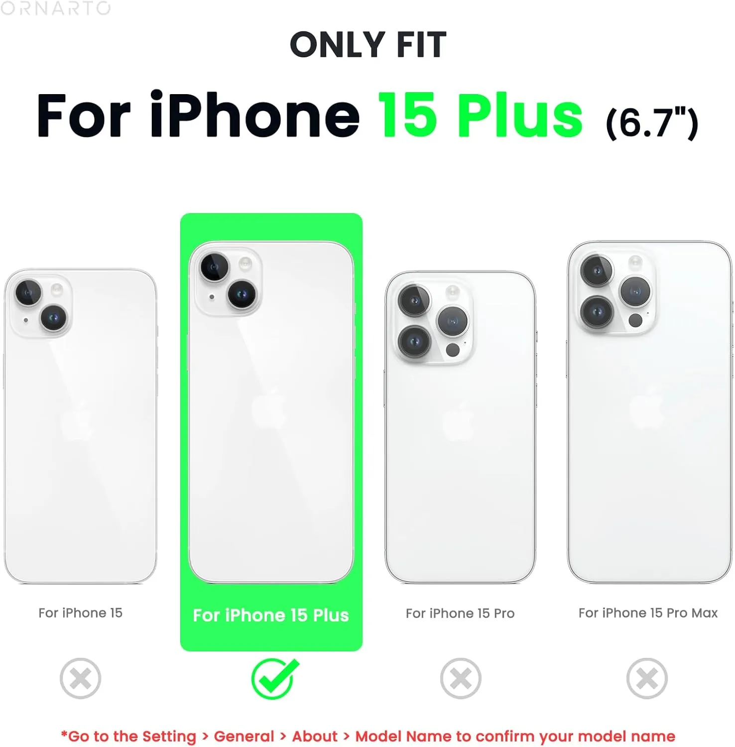 ORNARTO Compatible with iPhone 15 Plus Case 6.7", Slim Liquid Silicone 3 Layers Full Covered Soft Gel Rubber Cover Protective Phone Case with Anti-Scratch Microfiber Lining-Brown