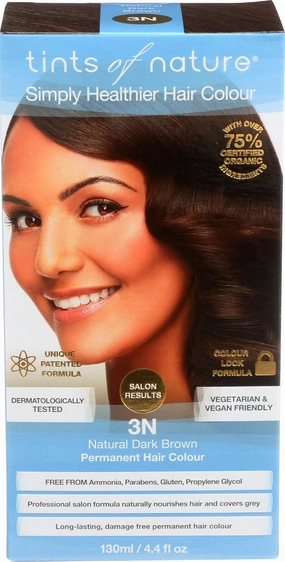 Permanent Color-3N Natural Dark Brown Tints of Nature 4.4 oz Liquid