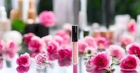 Pink Dust Nude Mood Lipstain - High Pigment Lip Color Lip Gloss for Women - Lip Stain with Glossy Shimmer Finish for Lip Care and Dry Lips - Perfect Liquid Lipstick for Daily Lip Makeup