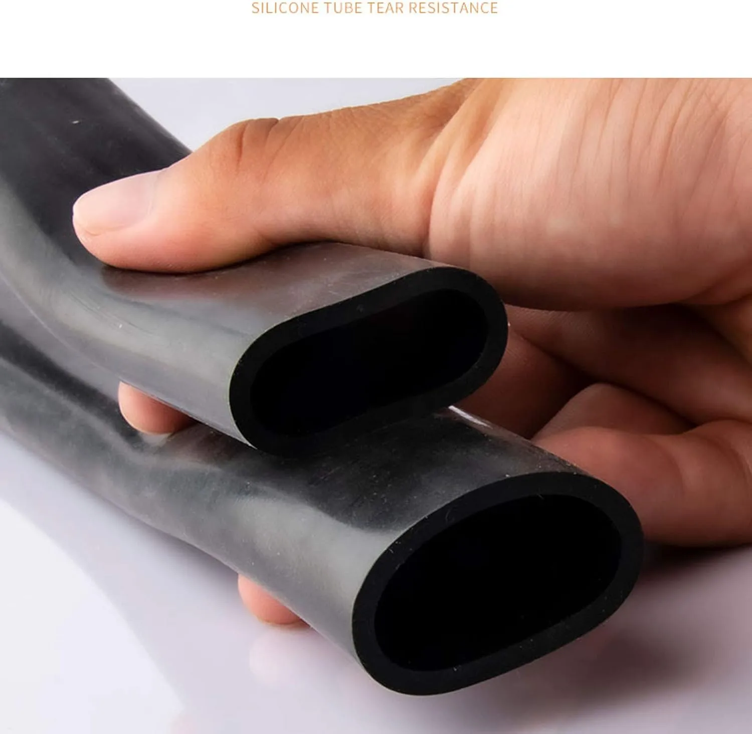 Premium Black Silicone Tubing - Flexible Food Grade Hose for Pump Transfer and Liquid Handling(Length 5m 7 * 10mm)