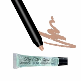 Premium Long Lasting Matte Beige Nude Liner Pencil | Sandy Mandy | Plus Hydrating Ultimate Oil-in-Gel Remover