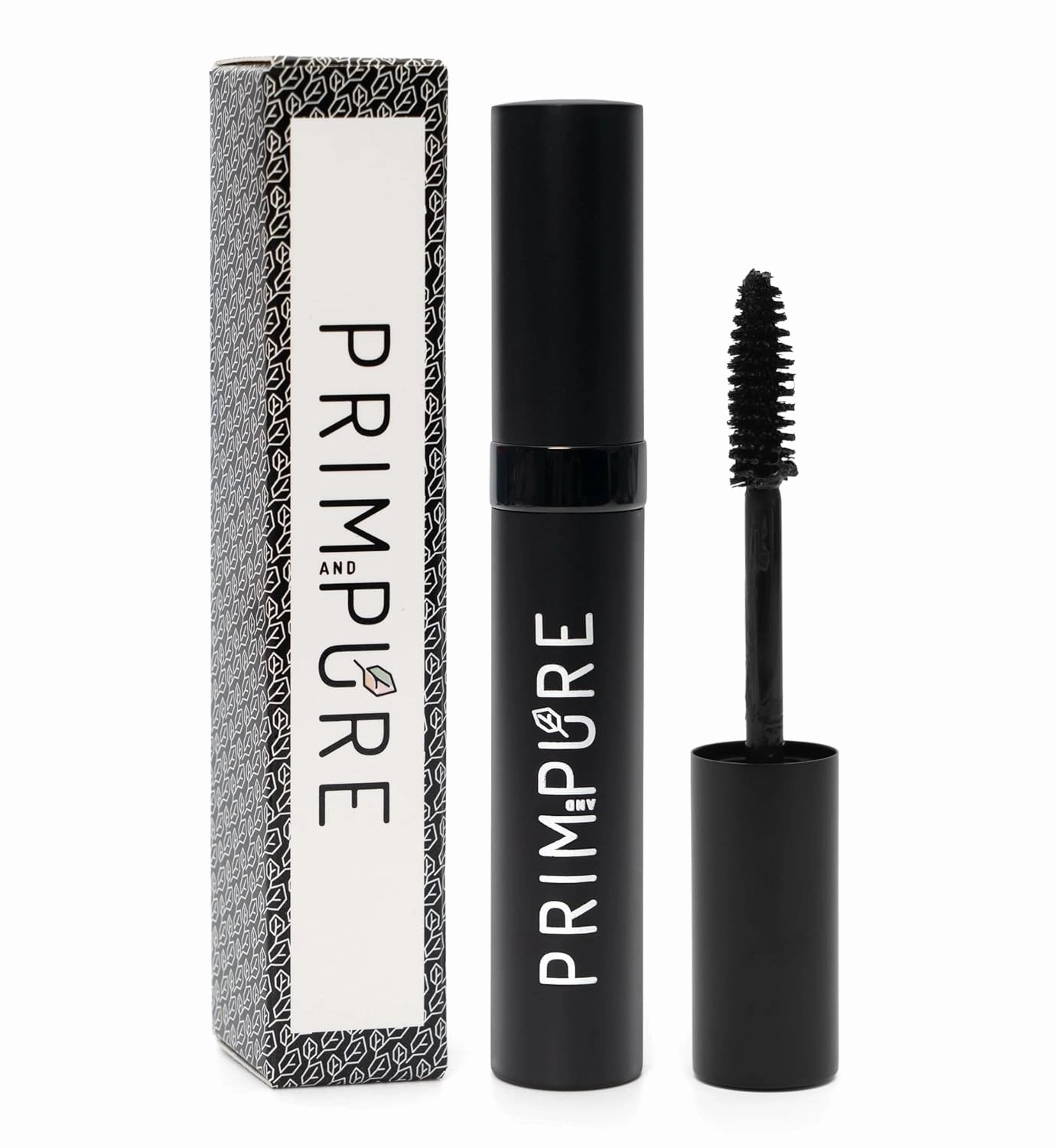 Prim and Pure Natural Mineral Mascara for Women, Teen Mascara, Long Lasting, Black, Mineral, Organic