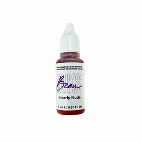 Professional Lip Pigment for Permanent Makeup (15ml) - Nearly Nude Permanent Lip Stain - Neutral Base Permanent Lipstick Pigment for Lip Tattoo or Liner - PMU Supplies for Stunning Lip Makeup